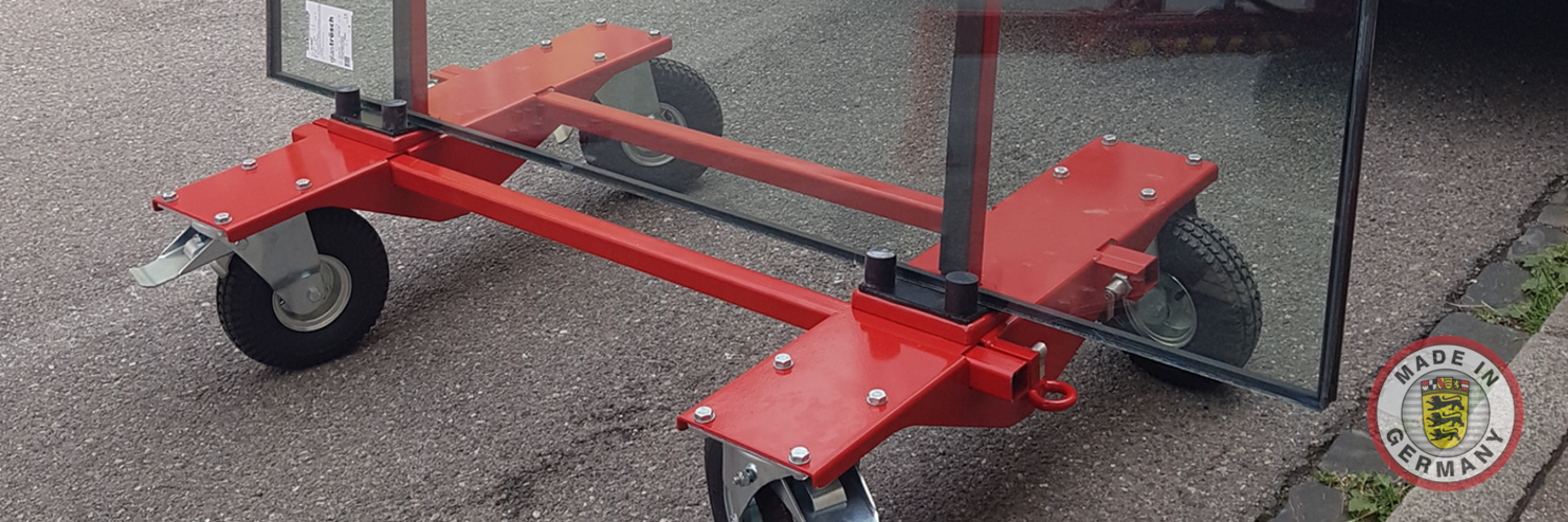 TS 500 Flexi Trolley Glastransportwagen bis 500 kg Tragkraft, Transport, Transportwagen, Transporthilfe, für Glasscheiben, Holzplatten oder Steinplatten, Sackkarre, Plattenwagen